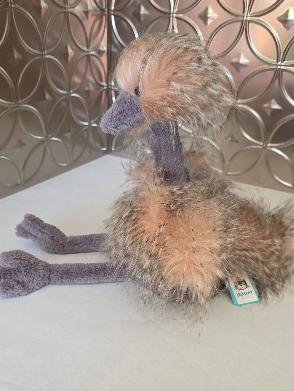 Jellycat NWT Retired Odette Ostrich 20" Plush Toy Stuffed Animal Bird Large - Picture 7 of 16